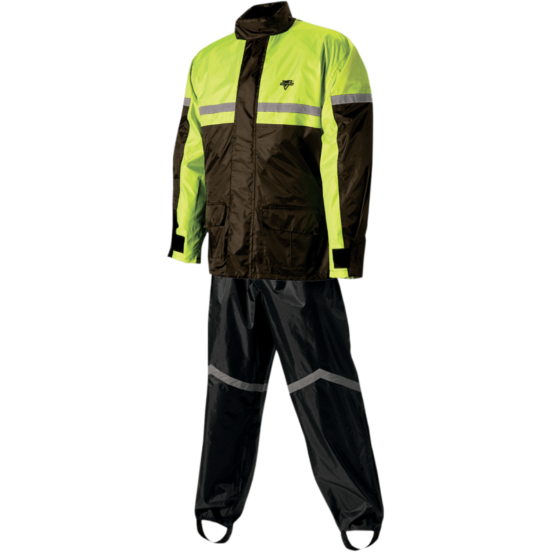 NELSON-RIGG NELSON RIGG STORMRIDER MOTORCYCLE RAIN SUIT High-Visibility Yellow Front - Driven Powersports