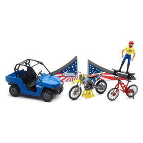 NEW RAY TOYS SCALE MODEL 1:18 NITRO CIRCUS PLAYSET (67685) - Driven Powersports Inc.09357767685367685