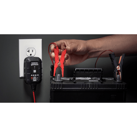 NOCO GENIUS 1 BATTERY CHARGER & MAINTAINER (GENIUS1) - DRIVEN Canada's Powersports 046221190021GENIUS1