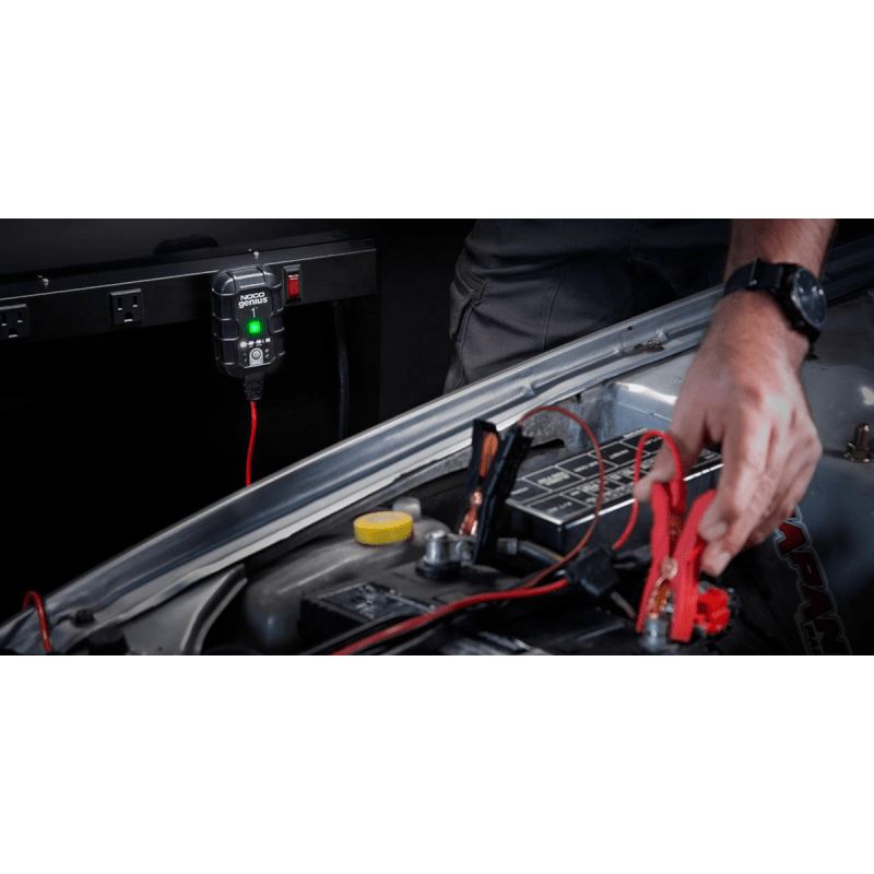 NOCO GENIUS 1 BATTERY CHARGER & MAINTAINER (GENIUS1) - DRIVEN Canada's Powersports 046221190021GENIUS1