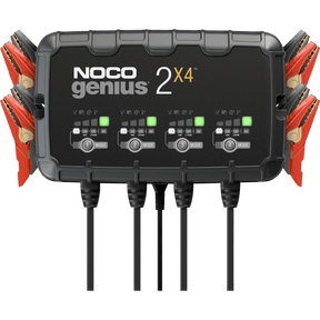 NOCO 4 - BANK BATTERY CHARGER (GENIUS2X4) - DRIVEN Canada's Powersports 046221190434GENIUS2X4