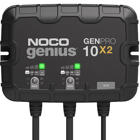NOCO ON - BOARD BATTERY CHARGER, MAINTAINER & DESULFATOR - DRIVEN Canada's Powersports 046221190489GENPRO10X2