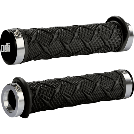 ODI GRIPS X-TREME LOCK Black Front - Driven Powersports