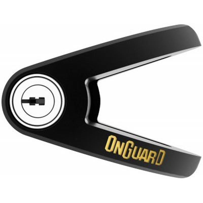 ONGUARD BOXER 8051 STAPLER STYLE DISC LOCK - 5.5MM PIN YELLOW - Driven Powersports Inc.7686612805128051B