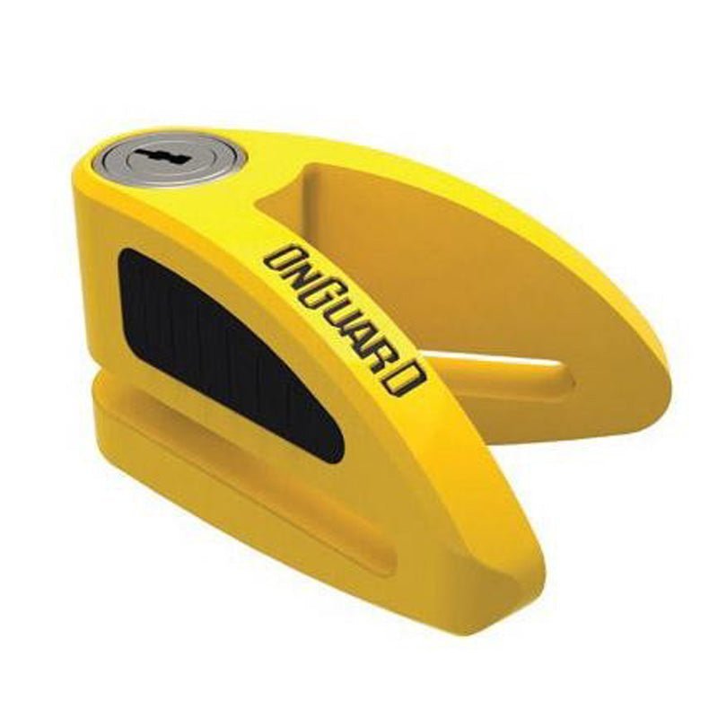 ONGUARD BOXER 8052 STAPLER STYLE DISC LOCK - 10MM PIN YELLOW - Driven Powersports Inc.7686612822408052Y