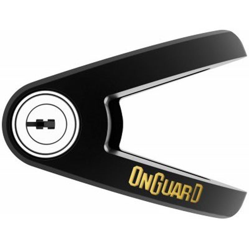 ONGUARD BOXER 8052 STAPLER STYLE DISC LOCK - 10MM PIN YELLOW - Driven Powersports Inc.7686612805298052B