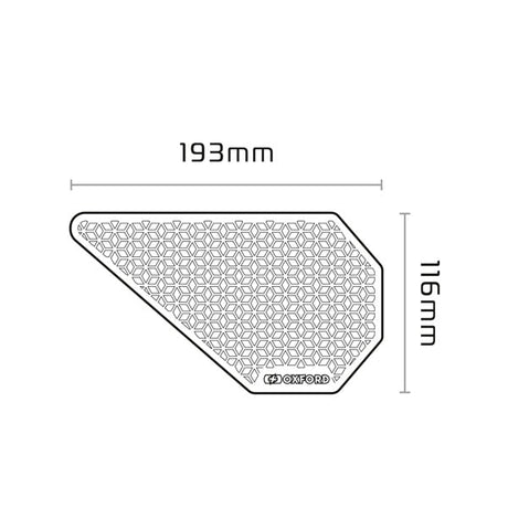 OXFORD PRODUCTS GRIPPER ADV TANK PAD - DRIVEN Canada's Powersports 5030009414817OX802
