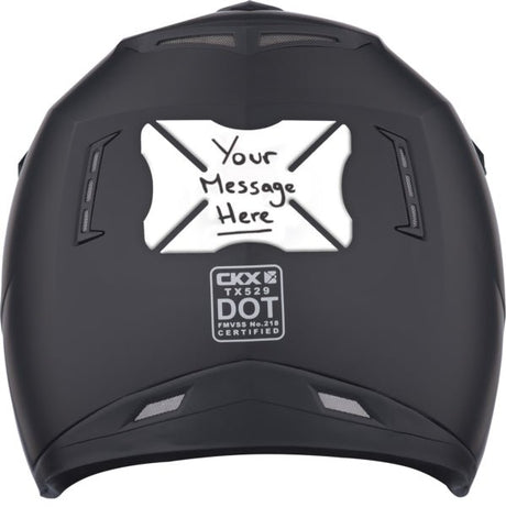 OXFORD PRODUCTS HELM BUMPER PROT PERSONALISED MESSAGE (OX532) - DRIVEN Canada's Powersports 5030009145322OX532