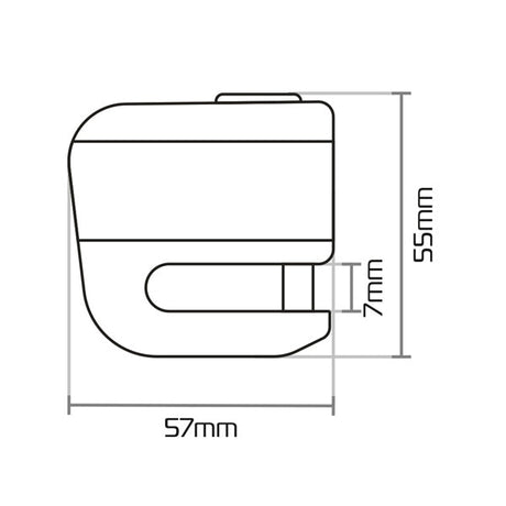 Oxford Scoot XA5 Super Strong Alarm Disc Lock - DRIVEN Canada's Powersports 5030009095146LK214