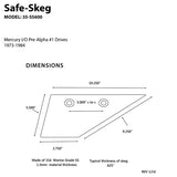 PANTHER SAFE - SKEG (35 - SS600) - DRIVEN Canada's Powersports 83612500351635 - SS600