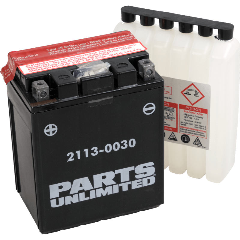 PARTS UNLIMITED CTX14AH - BS HI - PERF W/ACID PACK - Driven Powersports Inc.CTX14AH - BS