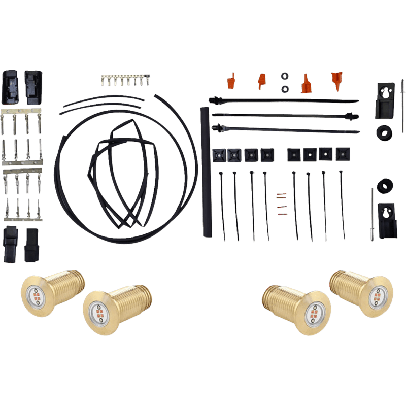 PAUL YAFFE BAGGER NATION LIGHTNING BOLTS KIT RUN/BRAKE/TURN BRASS (PYO:BB - LB - BR) - DRIVEN Canada's Powersports PYO:BB - LB - BR