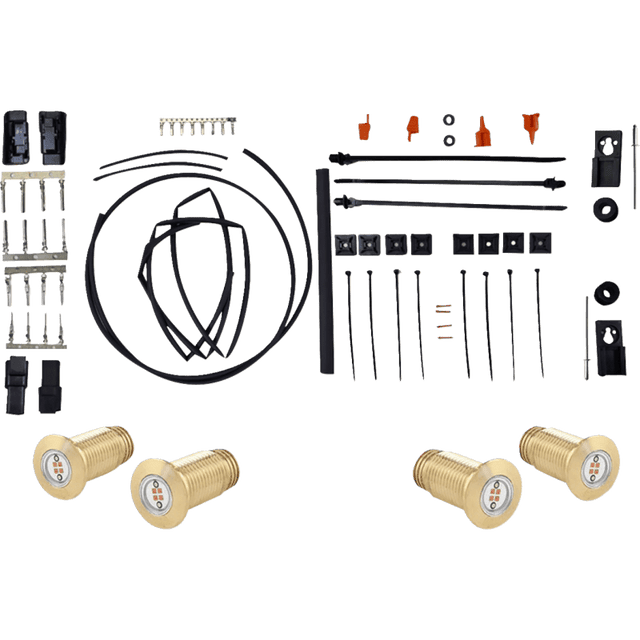 PAUL YAFFE BAGGER NATION LIGHTNING BOLTS KIT RUN/BRAKE/TURN BRASS (PYO:BB - LB - BR) - DRIVEN Canada's Powersports PYO:BB - LB - BR