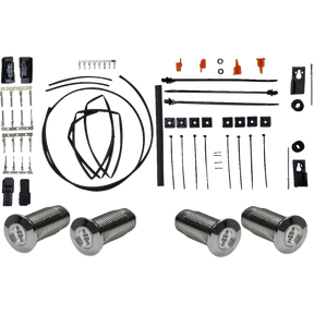 PAUL YAFFE BAGGER NATION LIGHTNING BOLTS KIT RUN/BRAKE/TURN CHROME (PYO:BB - LB - C) - DRIVEN Canada's Powersports PYO:BB - LB - C