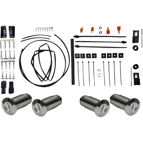 PAUL YAFFE BAGGER NATION LIGHTNING BOLTS KIT RUN/BRAKE/TURN CHROME (PYO:BB - LB - C) - DRIVEN Canada's Powersports PYO:BB - LB - C