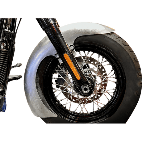 PAUL YAFFE BAGGER NATION THICKY FRONT FENDER OEM WITH SATIN ADAPTORS M8 SOFTAIL (THICK - OEM - M8ST - S) - DRIVEN Canada's Powersports THICK - OEM - M8ST - S