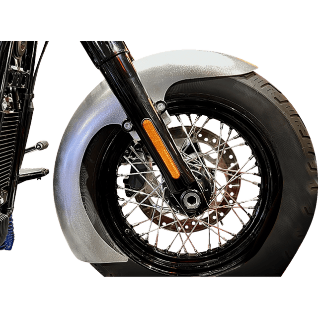 PAUL YAFFE BAGGER NATION THICKY FRONT FENDER OEM WITH SATIN ADAPTORS M8 SOFTAIL (THICK - OEM - M8ST - S) - DRIVEN Canada's Powersports THICK - OEM - M8ST - S