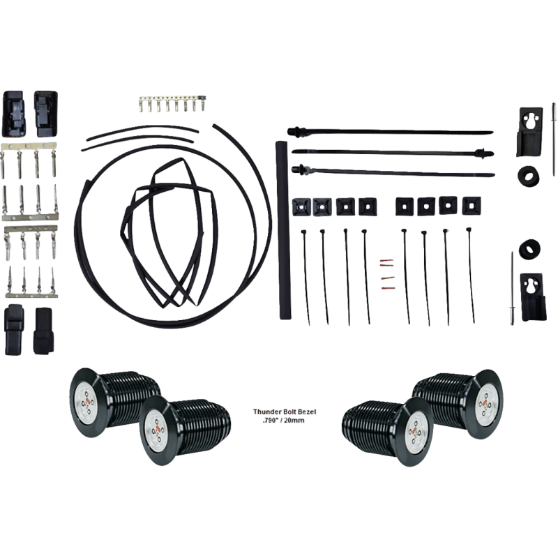 PAUL YAFFE BAGGER NATION THUNDER BOLTS KIT RUN/BRAKE/TURN - DRIVEN Canada's Powersports PYO:BB - TB - B