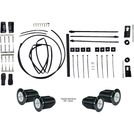 PAUL YAFFE BAGGER NATION THUNDER BOLTS KIT RUN/BRAKE/TURN - DRIVEN Canada's Powersports PYO:BB - TB - B