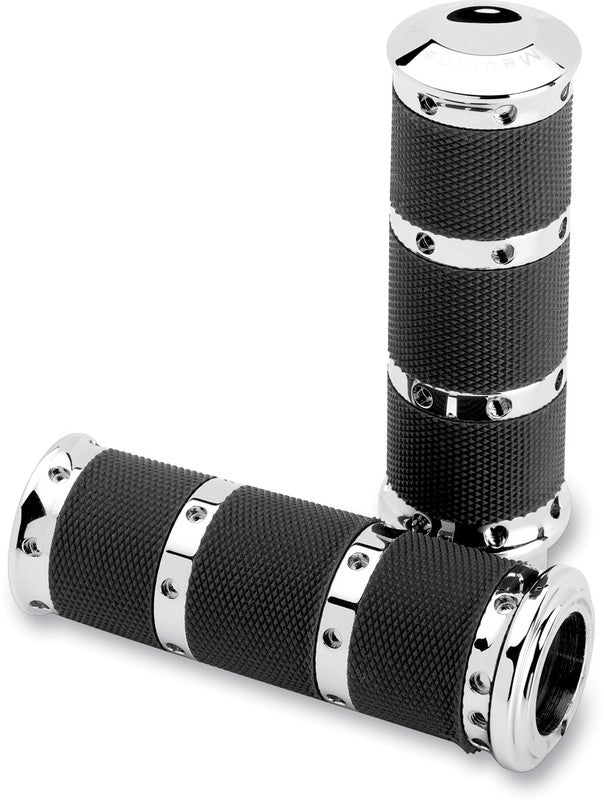PERFORMANCE MACHINE 81 - 17 MODELS CONTOUR GRIPS CHROME - DRIVEN Canada's Powersports 0063 - 2010 - CH0063 - 2010 - CH