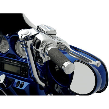 PERFORMANCE MACHINE 82 - 17 RUBBER GRIPS CHROME (PR) (0063 - 2007 - CH) - DRIVEN Canada's Powersports 0063 - 2007 - CH0063 - 2007 - CH