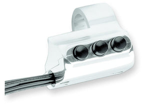 PERFORMANCE MACHINE CONTOUR RIGHT 3 BUTTON SWITCH CHROME PM (0062 - 2032 - CH) - DRIVEN Canada's Powersports 0062 - 2032 - CH0062 - 2032 - CH