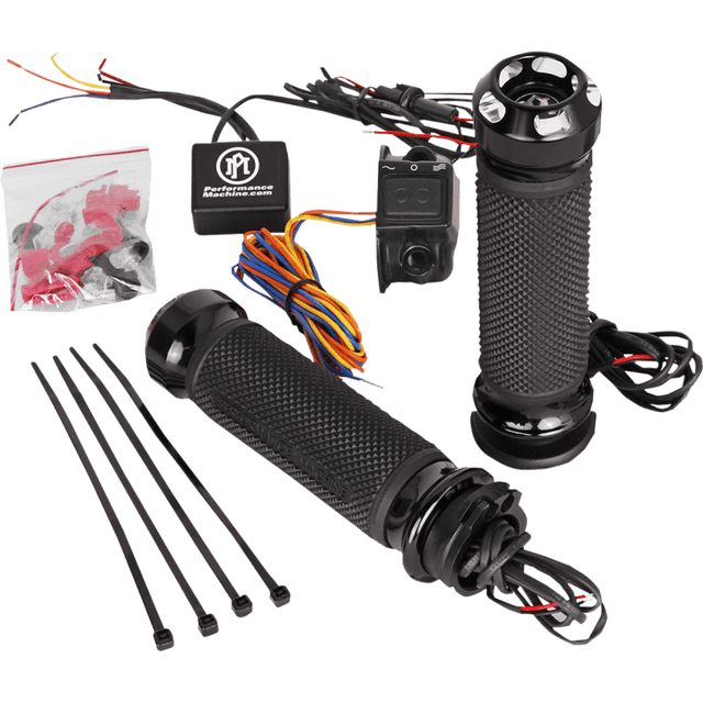 PERFORMANCE MACHINE GRIP HEATED APEX CC CBL (0063 - 2092 - BM) - DRIVEN Canada's Powersports 0063 - 2092 - BM0063 - 2092 - BM