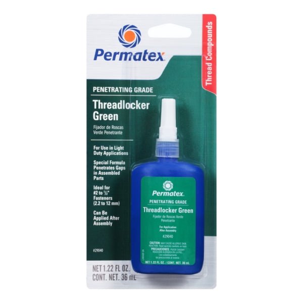 PERMATEX GREEN PENETRATING GRADE THREADLOCKER - Driven Powersports Inc.68622629040329040