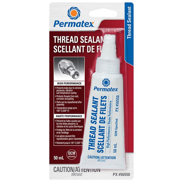 PERMATEX HIGH PERFORMANCE THREAD SEALANT - DRIVEN Canada's Powersports 06816156550956550