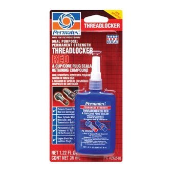 PERMATEX RED LOCTITE 36 ML BOTTLE (26242) - Driven Powersports Inc.06816126242226242