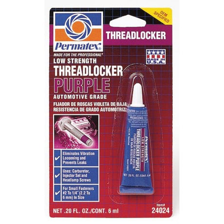PERMATEX PURPLE LOW STRENGTH THREADLOCKER - DRIVEN Canada's Powersports 68622624024824024