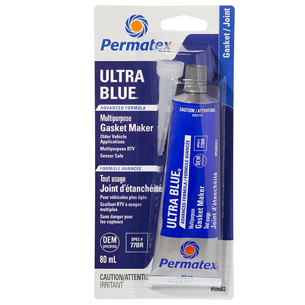 PERMATEX ULTRABLUE RTV GASKET MAKER (59603) - DRIVEN Canada's Powersports 06816181805659603