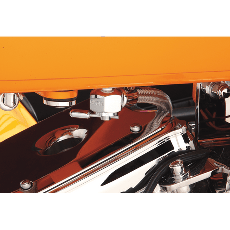 PINGEL 3/8NPT SMOOTH HEX 180DEG INWARD G/VALVE Application Shot - Driven Powersports