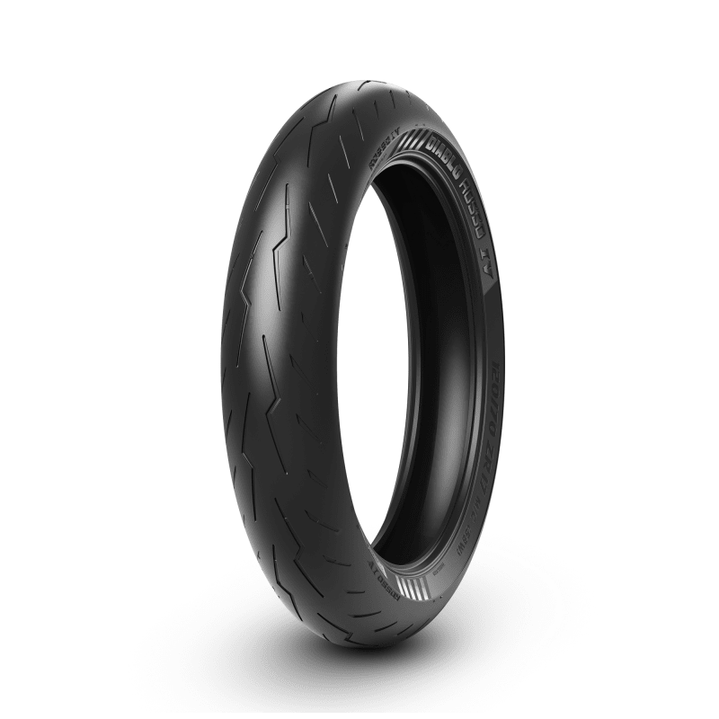 PIRELLI 120/60ZR17 (55W) DIABLO ROSSO IV FRONT 3/4 Left - Driven Powersports