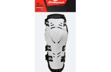 POLISPORT %DEVIL KNEE GUARD, WHITE - DRIVEN Canada's Powersports 56044150304068001500016