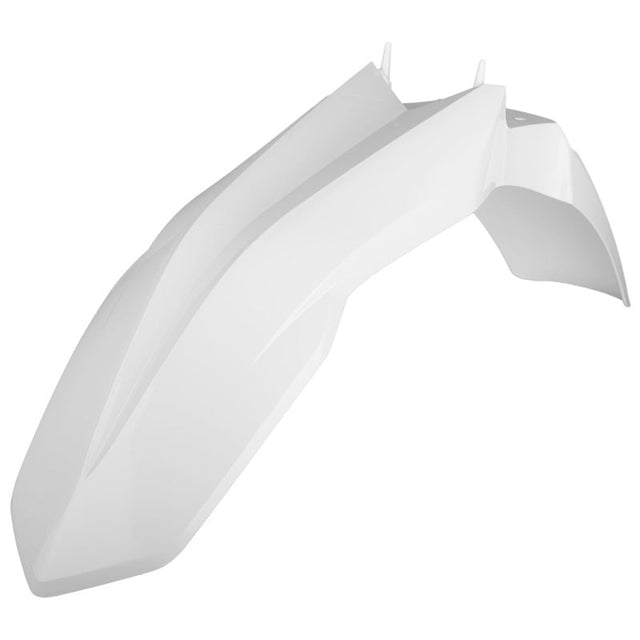 POLISPORT FRONT FENDER GAS GAS (WHITE) - DRIVEN Canada's Powersports 56044150494088581300004