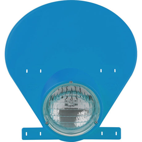 POLISPORT HEADLIGHT NUMBER PLATE WITH HALOGEN BULB BLUE (8667500002) - Driven Powersports Inc.#N/A8667500002