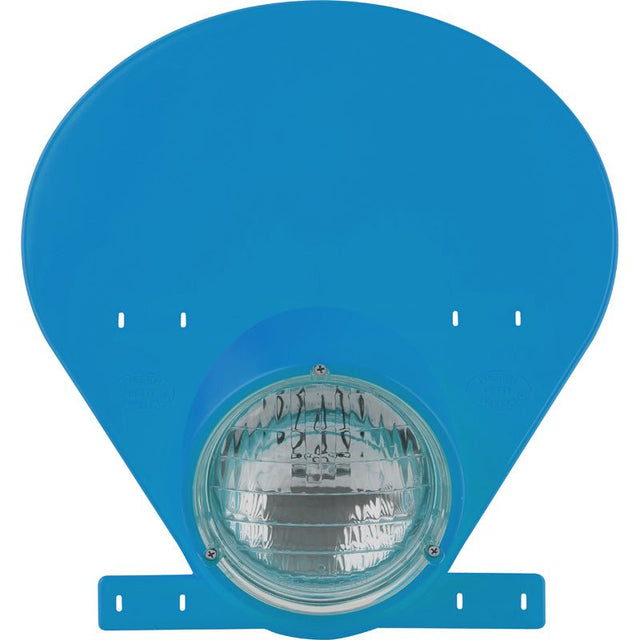 POLISPORT HEADLIGHT NUMBER PLATE WITH HALOGEN BULB BLUE (8667500002) - Driven Powersports Inc.#N/A8667500002