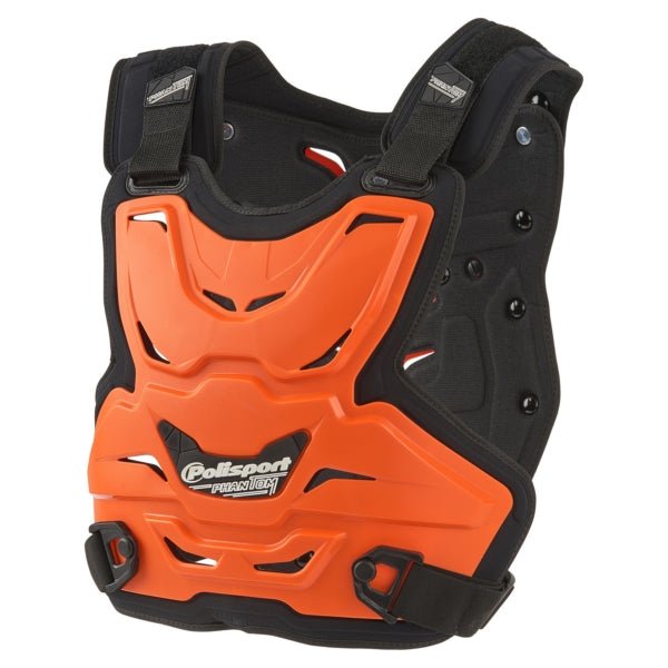 POLISPORT PHANTOM LIGHT CHEST PROT, ORANGE - DRIVEN Canada's Powersports 56044150694448003700003
