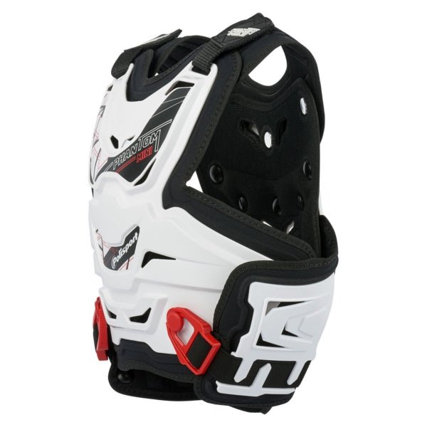POLISPORT PHANTOM MINI CHEST PROT, WHITE - DRIVEN Canada's Powersports 56044150740118003800002