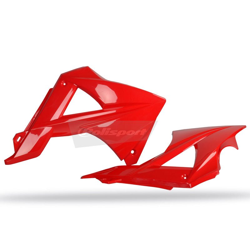 POLISPORT RADIATOR SCOOPS GAS GAS (RED) (8413300009) - Driven Powersports Inc.56044150426768413300009