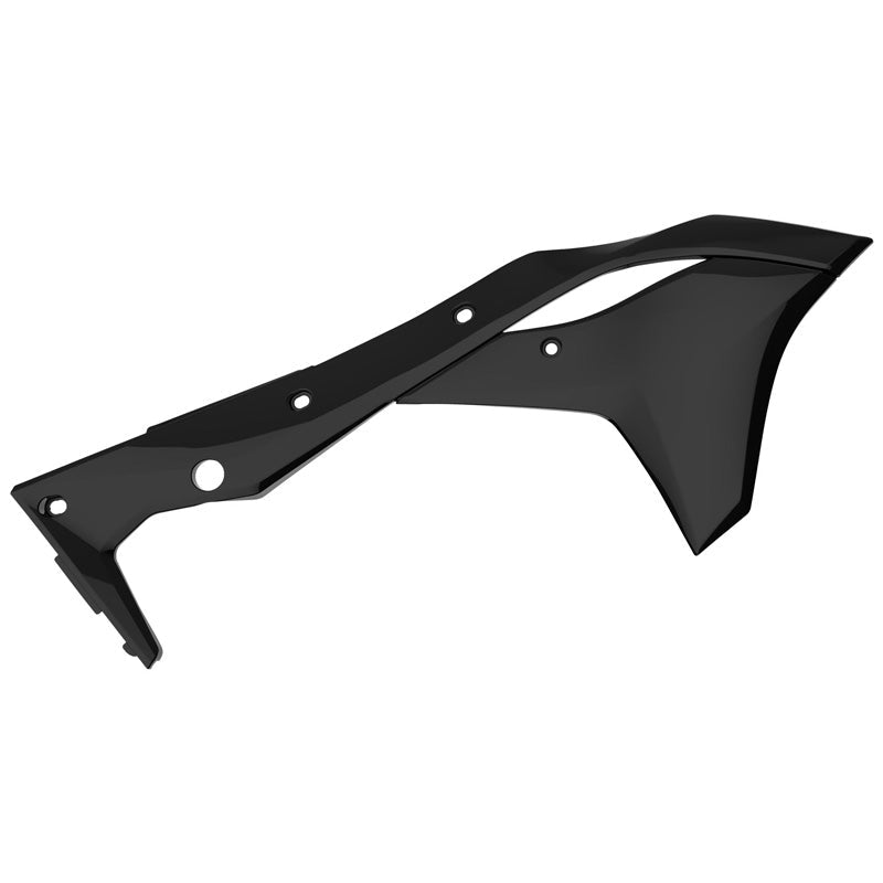 POLISPORT RADIATOR SCOOPS KAWASAKI (BLACK) (8412300003) - Driven Powersports Inc.56044150818428412300003