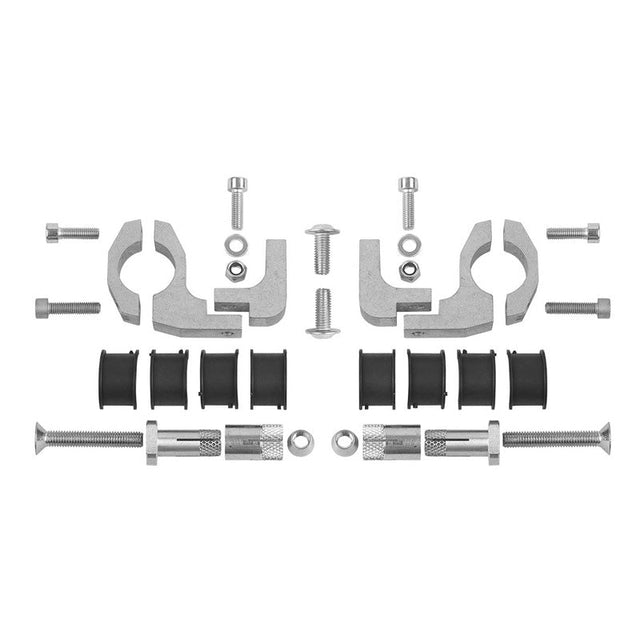 POLISPORT UNIVERSAL MOUNTING KIT FOR TOUQUET/SHIELD/BAJA HAND GUARDS SILVER (8306800001) - Driven Powersports Inc.56044150618828306800001