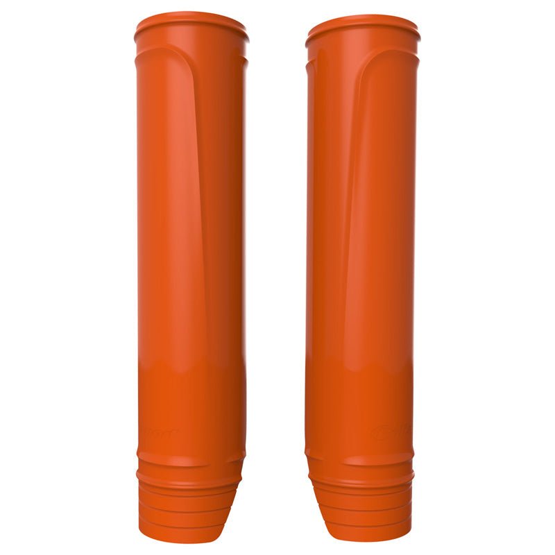 POLISPORT UPPER FORK PROTECTORS (ORANGE) - Driven Powersports Inc.56044150884528463500003