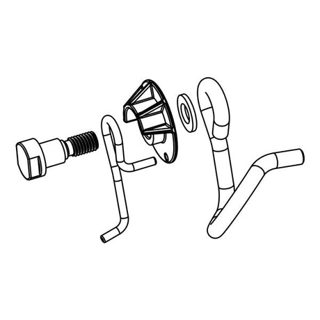 PortableWinch Entry Hookwith Tension Rod - DRIVEN Canada's Powersports 6 90581 02463 4PCA-1160