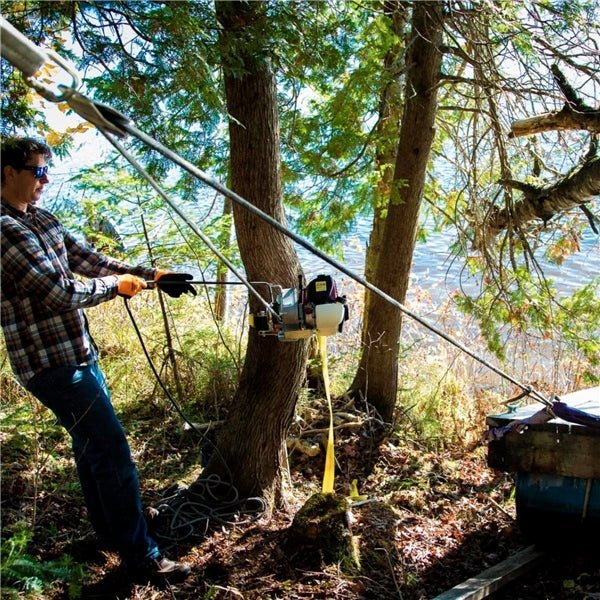 PortableWinch GX35 Gas - Powered Winch With Accessories - DRIVEN Canada's Powersports 690581023668PCW3000-A