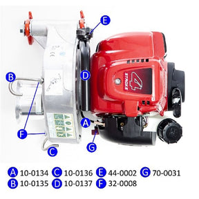 PORTABLEWINCH ON/OFF SWITCH ASSEMBLY FOR PCW3000 (70 - 0031) - DRIVEN Canada's Powersports 69058101733970 - 0031