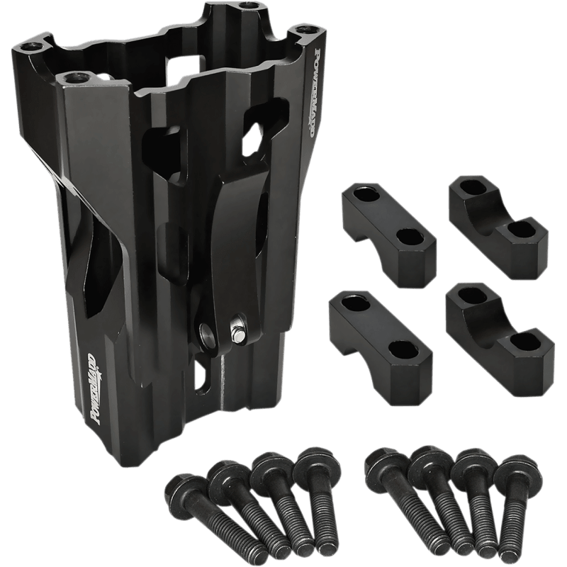 POWERMADD BAR RISER ADJUSTABLE AND PIVOT 4" - 6" - Driven Powersports Inc.61256945590245590
