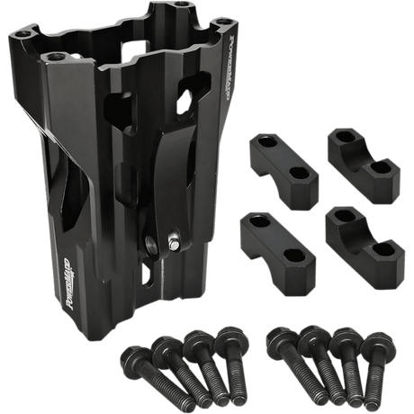 POWERMADD BAR RISER ADJUSTABLE AND PIVOT 4" - 6" - Driven Powersports Inc.61256945590245590