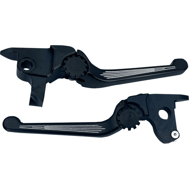 POWERSTANDS RACING 14 - 16 FLHT ANTHEM LVR SET C/TRAST W/HYDR - Driven Powersports Inc.12 - 00654 - 31